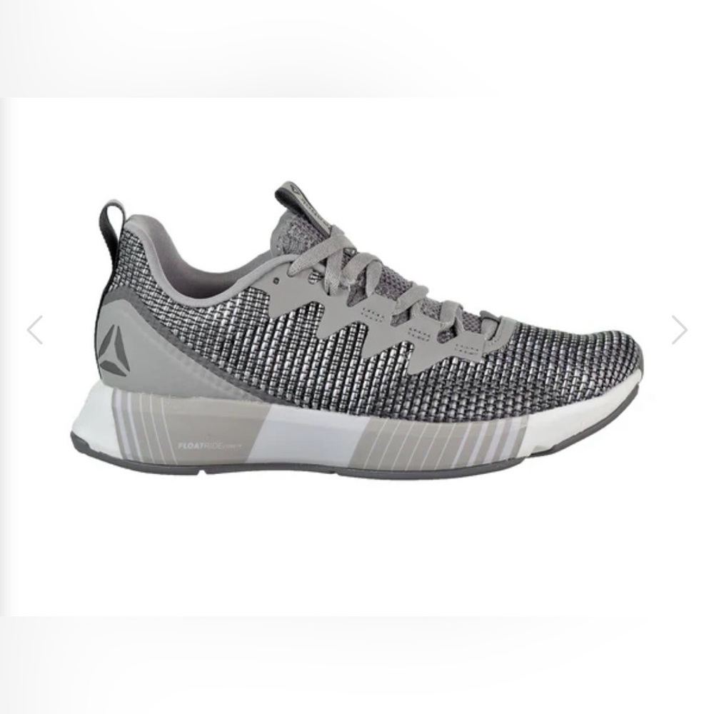 Reebok Charcoal and White Training Shoes